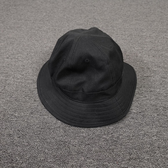 Adidas Hat Bucket Fitted Mens One Size Black Trefoil Logo Twill Casual Sports - Picture 2 of 4